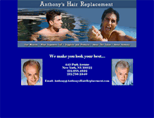Tablet Screenshot of anthonymenshairsalon.com
